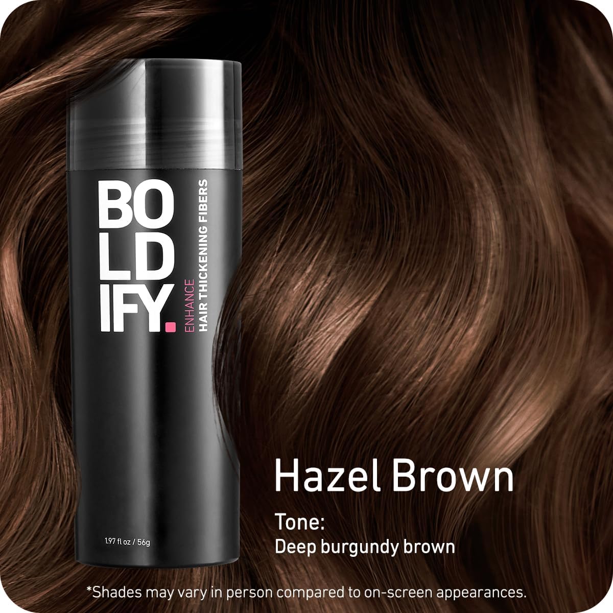 BOLDIFY Hair Fibers (56g) - Fill In Thinning and Fine Hair for an Instantly Fuller, Thicker Look - 14 Shades for Women & Men - Color: Select on Amazon.