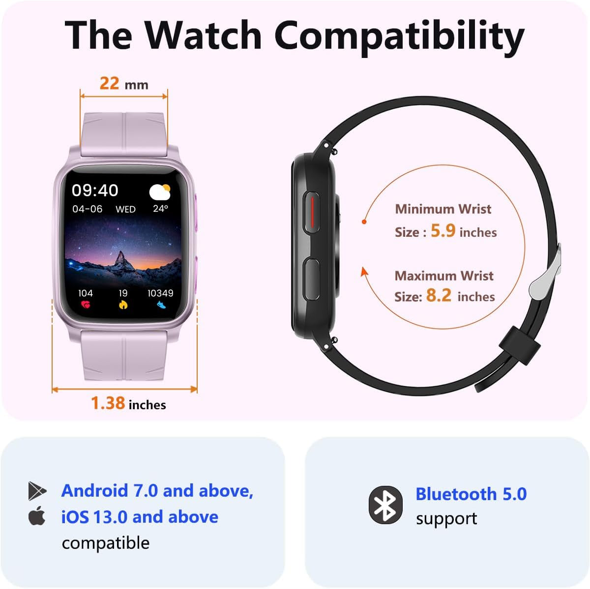 Revolutionary Fitness Tracker Smart Watch with 24/7 Health Monitoring, Sleep Tracking, and IP68 Waterproof Design for Active Lifestyles
