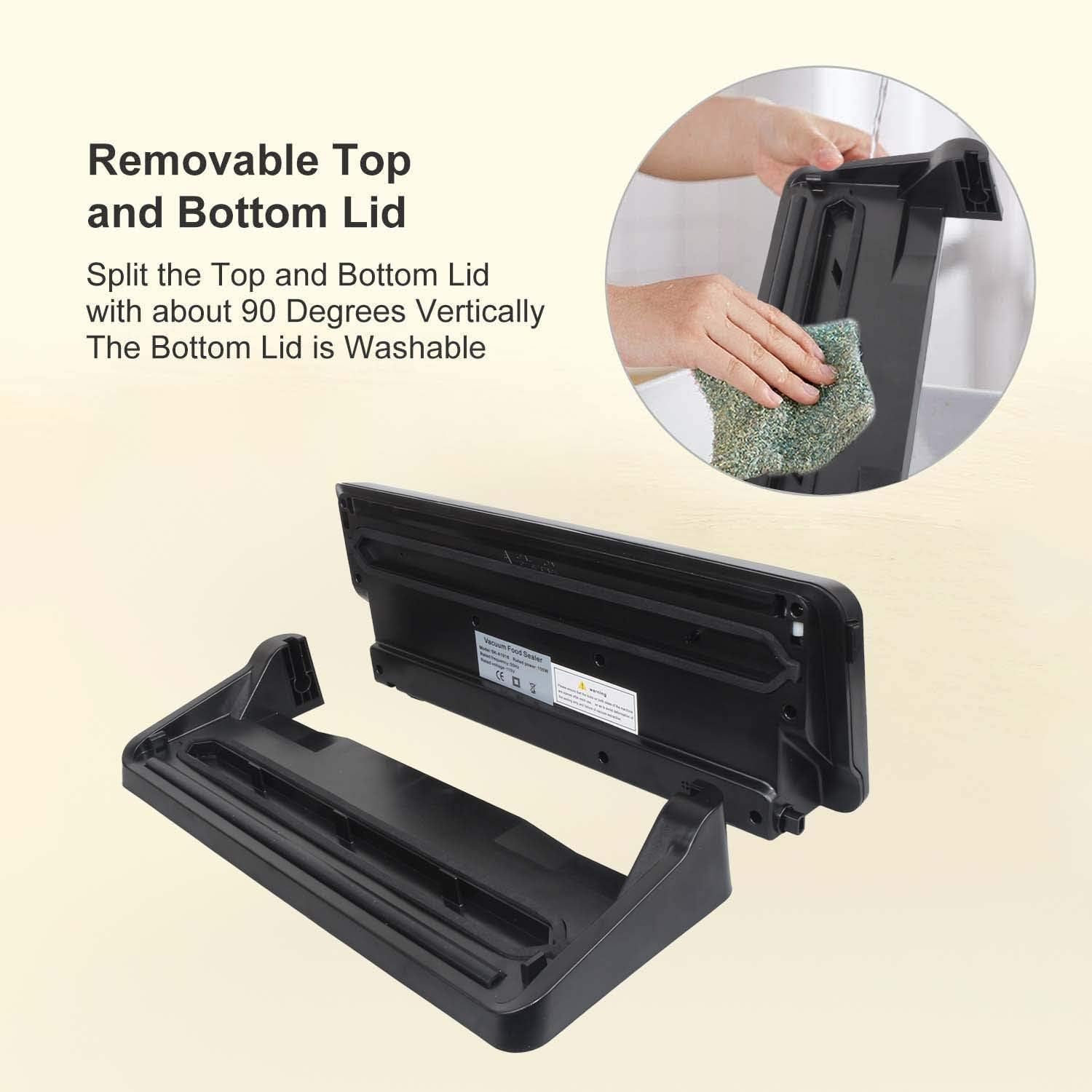 Vacuum Sealer Machine Dry Moist Food Modes Vacumed Storage Food Saver Food Sealer Vacuum Sealer Makes Food Safe Gold