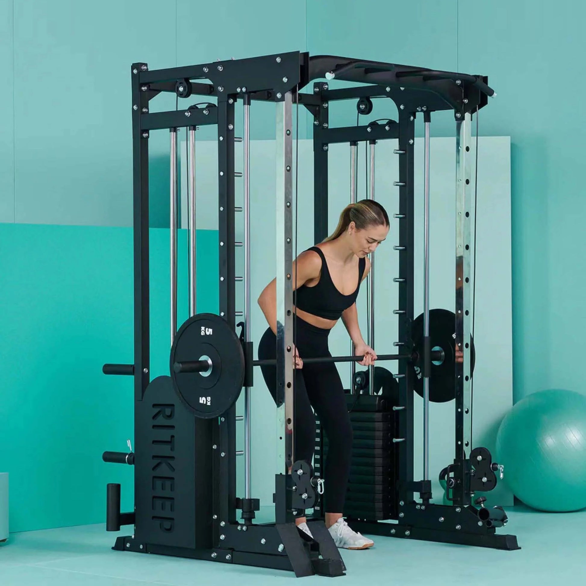 PMAX 5600 Smith Machine Professional Home Gym System