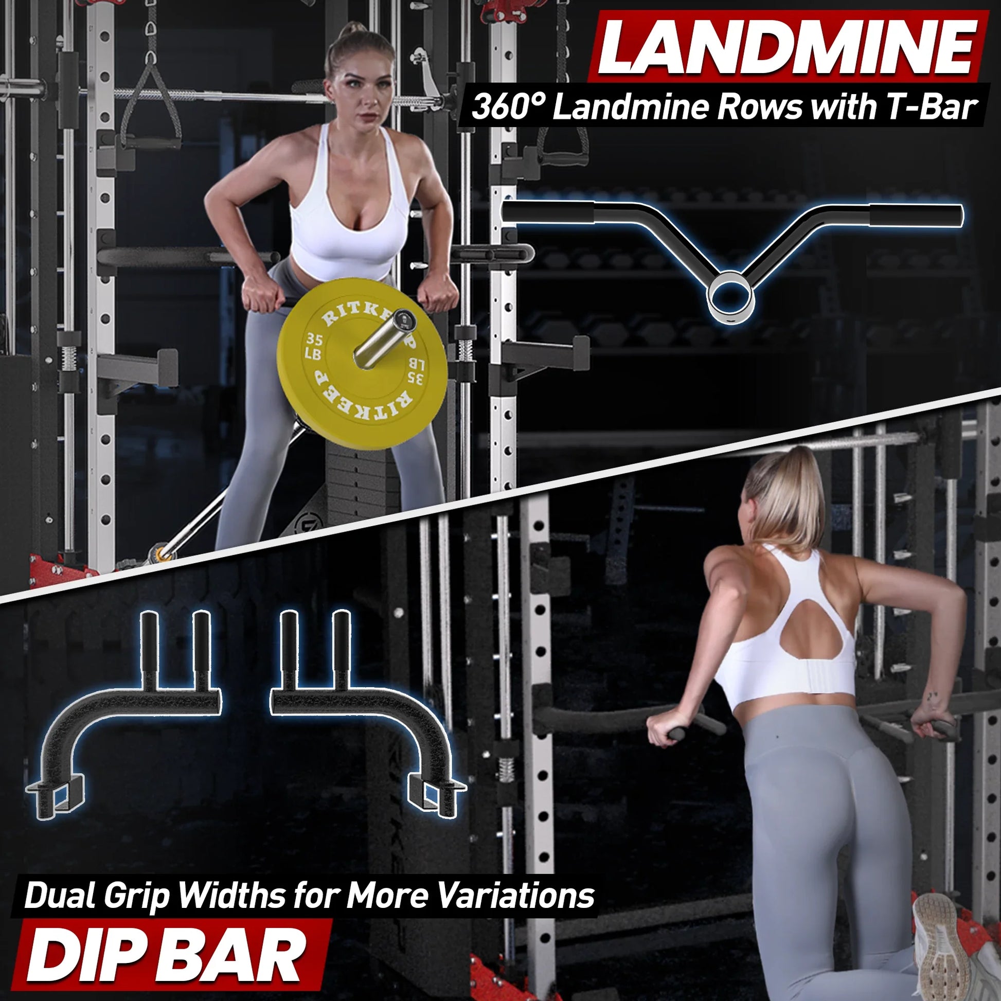 PMAX 5600 Smith Machine Professional Home Gym System