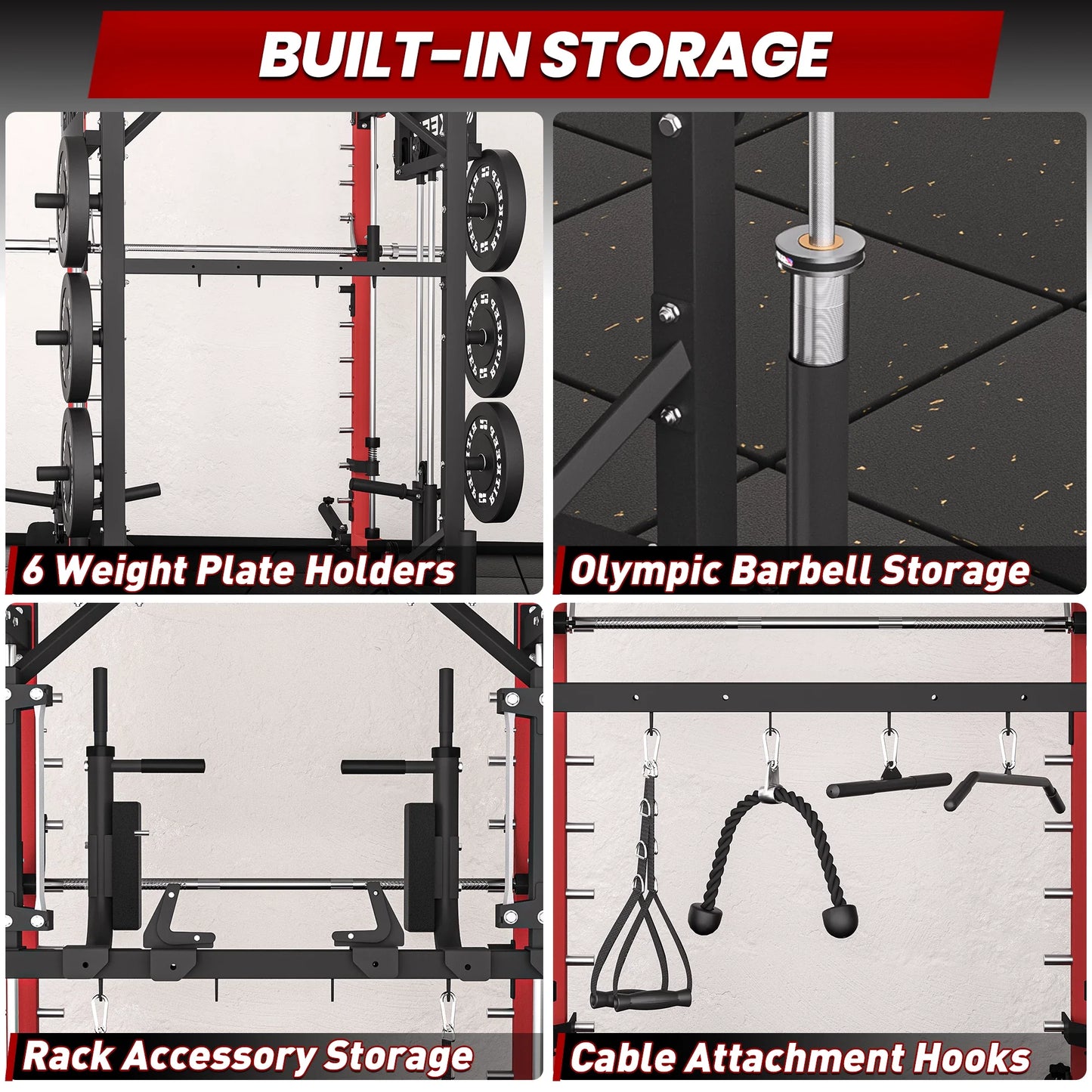 PMAX-4750 Dual Plate Loaded Squat Machine - Complete Gym Equipment Package