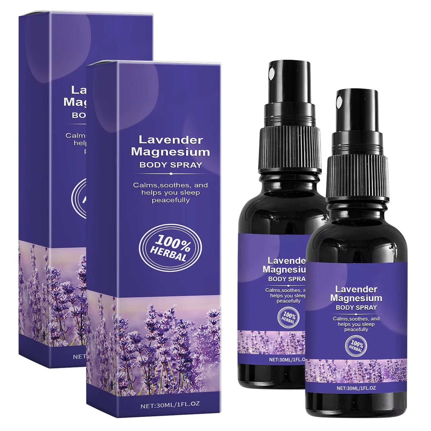Lavender and Vanilla Aromatherapy Sleep Spray - 30ml Pillow Mist for Deep Sleep and Relaxation