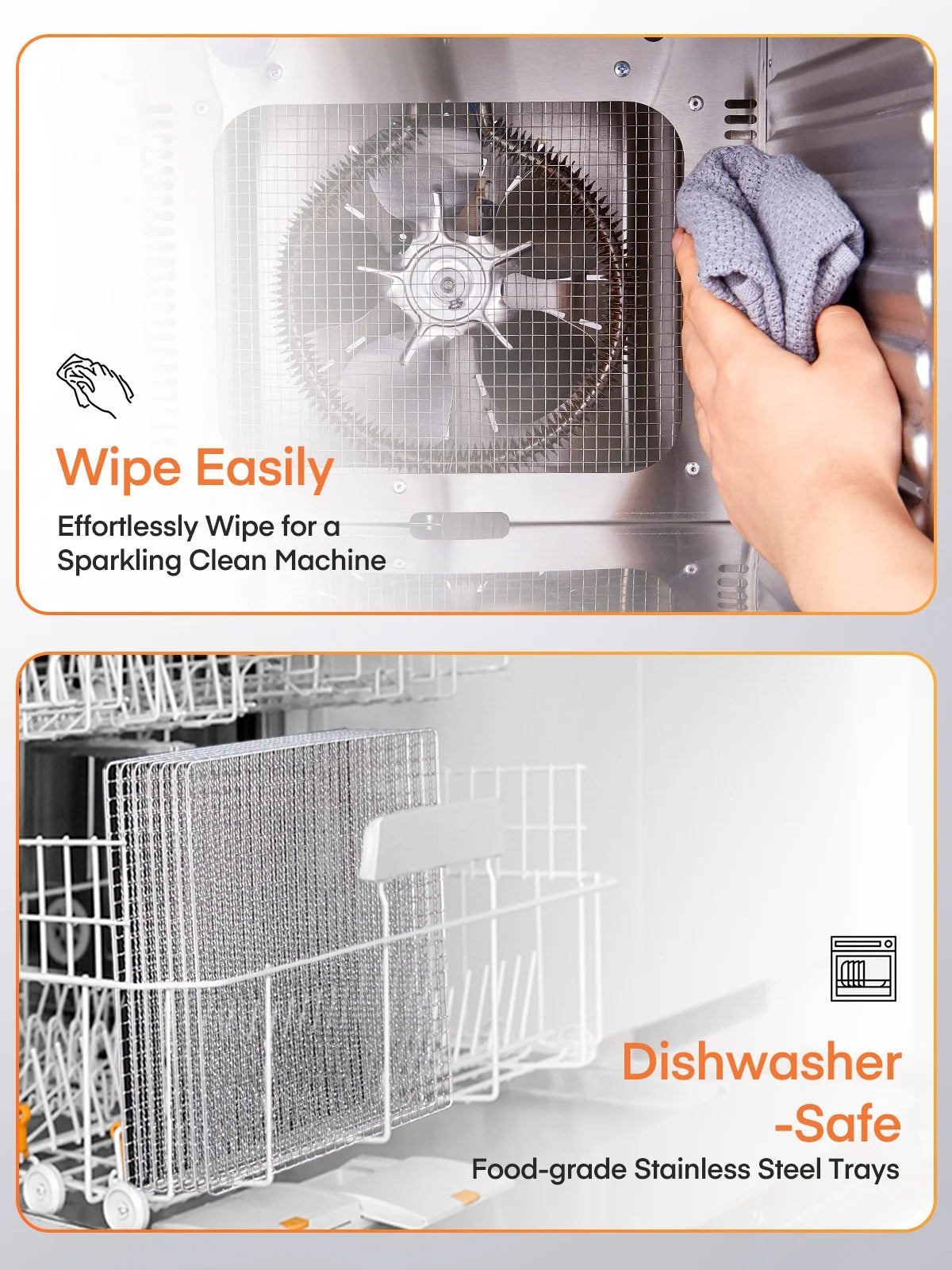 Food Dehydrator 800 W 8-Tray Food Dehydrator