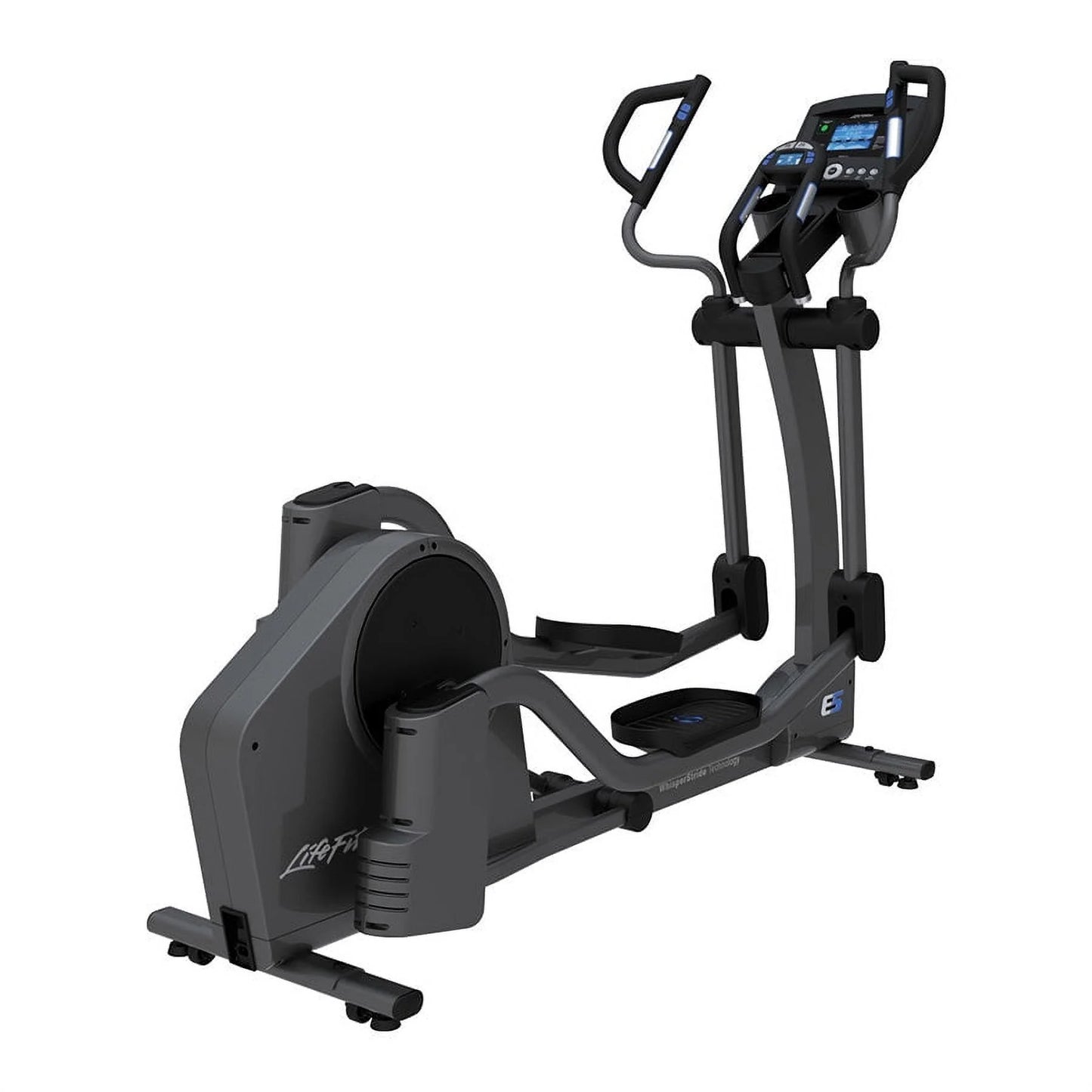 E5 Titanium Cross Trainer Elliptical Exercise Machine with Go Console