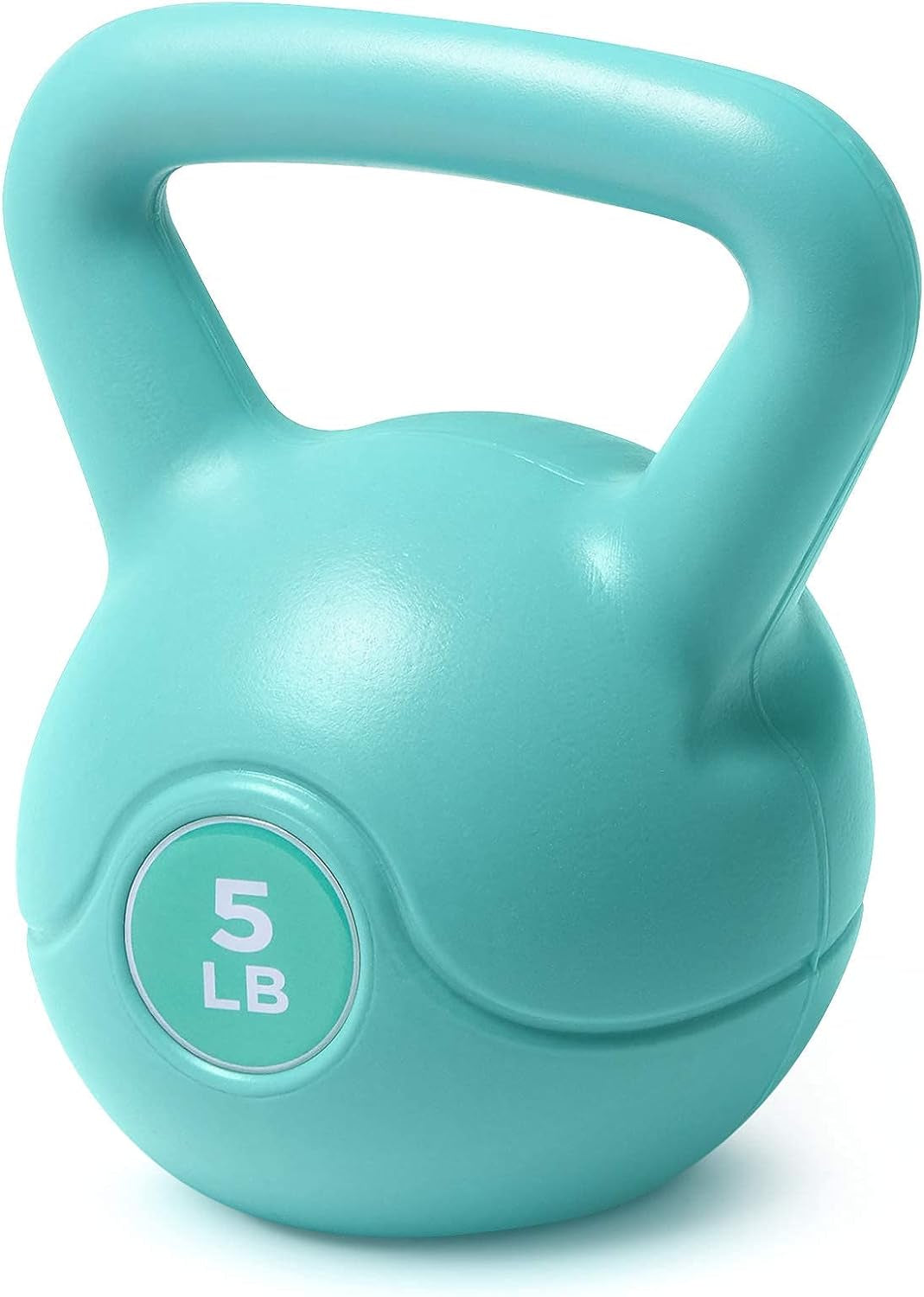 Kettlebell Weights for Total Body Fitness Training, 5 lb Easy Grip Design