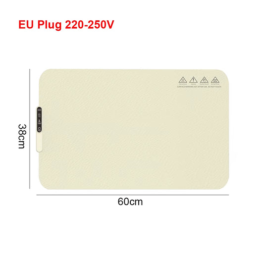 Food Warmer Electric Warming Plate Foldable Food Warmer Tray Fast Heating Electric Food Warming Mat Portable Food Warming Pad