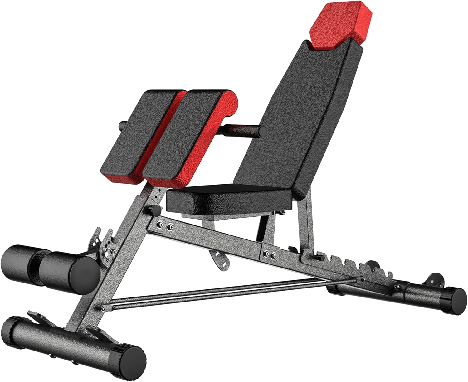 Multi-Functional FID Weight Bench for Comprehensive Body Workout – Hyper Back Extension, Roman Chair, Adjustable Ab Sit-Up Bench, Incline/Decline, and Flat Bench