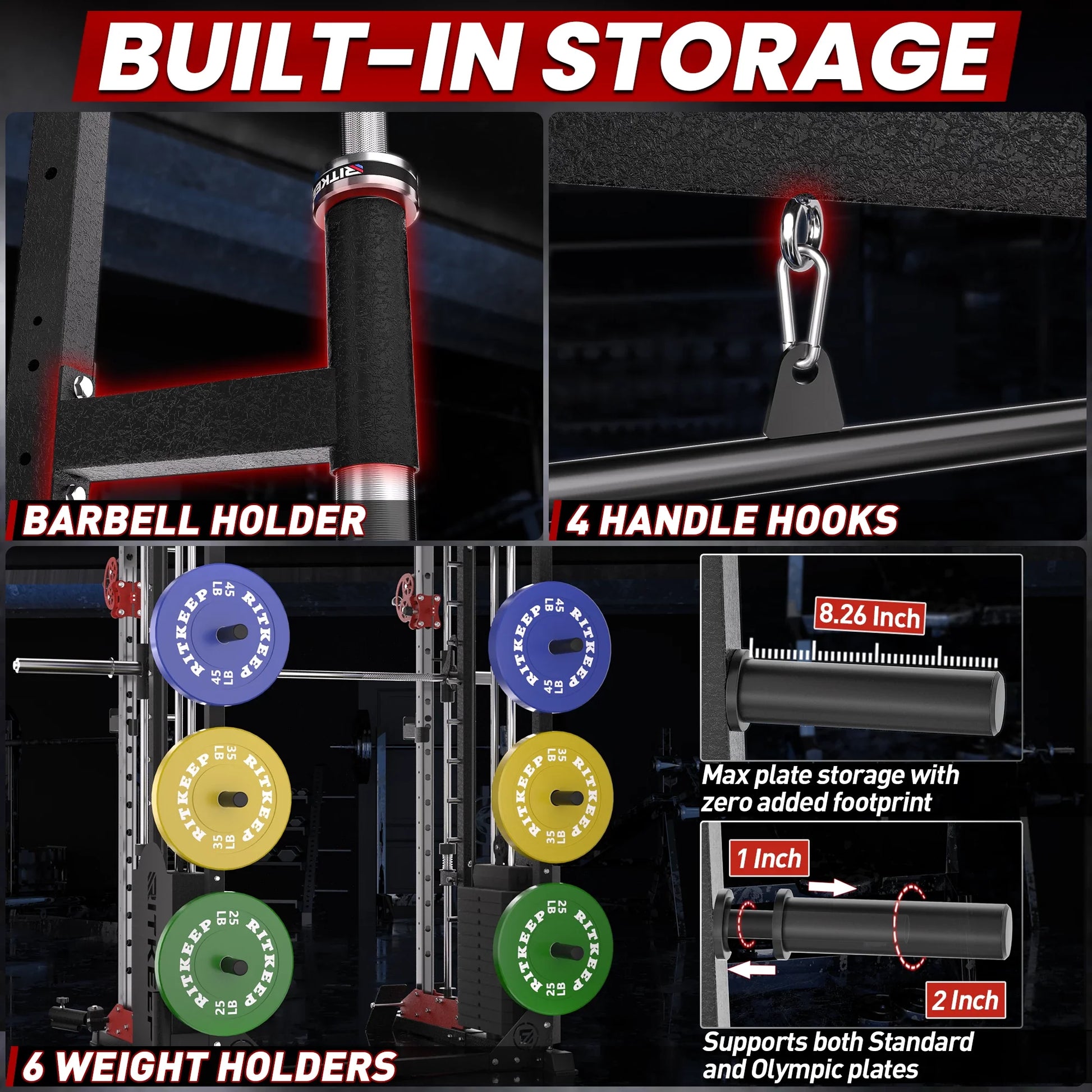 PMAX 5600 Smith Machine Professional Home Gym System