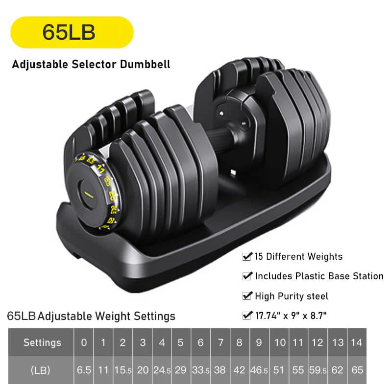 Adjustable Dumbbell Set (Pair)