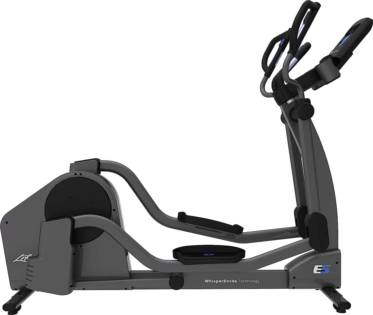 E5 Titanium Cross Trainer Elliptical Exercise Machine with Go Console