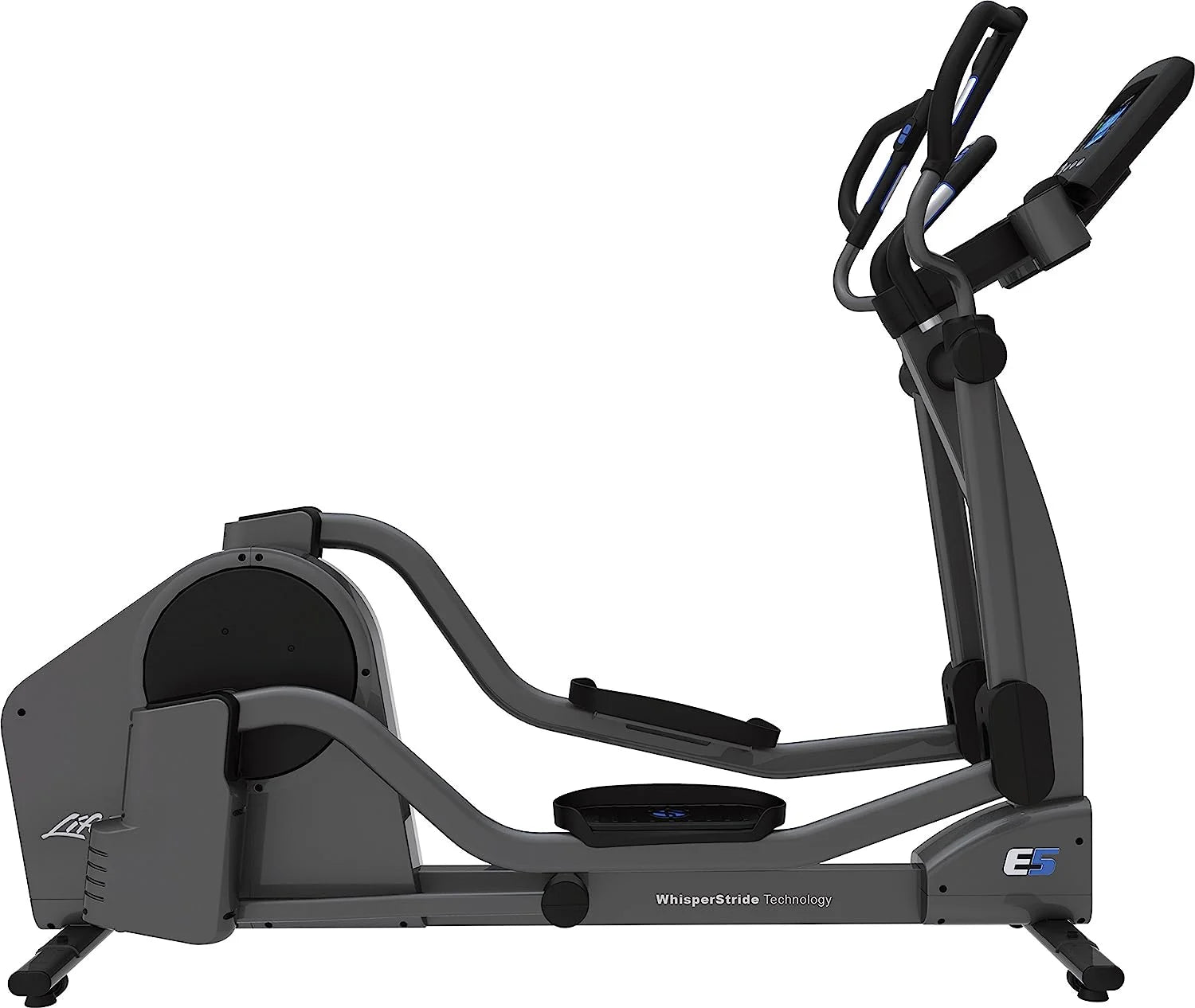 E5 Titanium Cross Trainer Elliptical Exercise Machine with Go Console