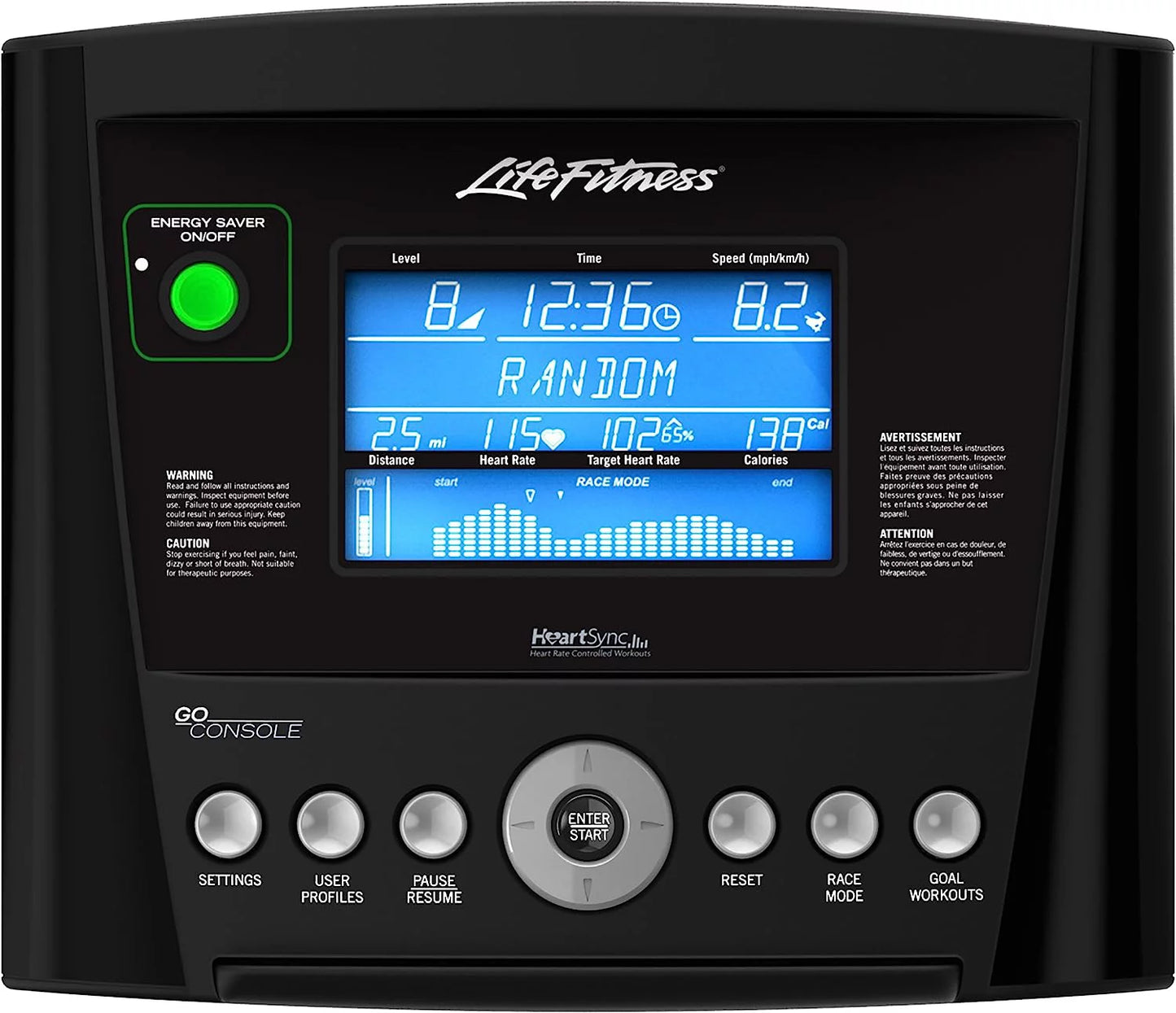 E3 Cross Trainer Elliptical Exercise Machine featuring Go Console