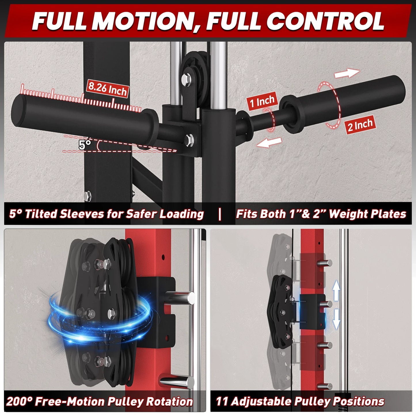 PMAX-4750 Dual Plate Loaded Squat Machine - Complete Gym Equipment Package