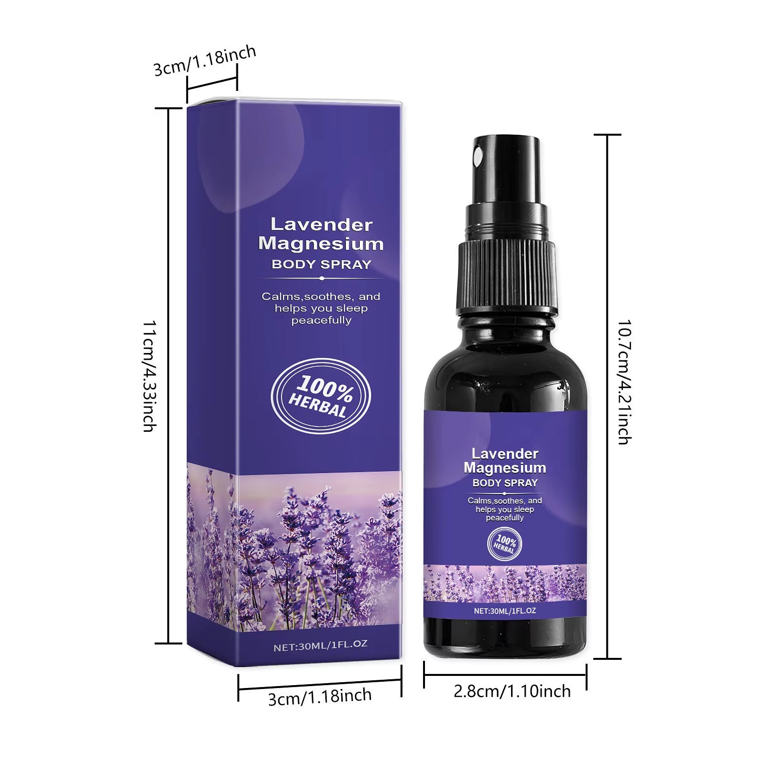 Lavender and Vanilla Aromatherapy Sleep Spray - 30ml Pillow Mist for Deep Sleep and Relaxation